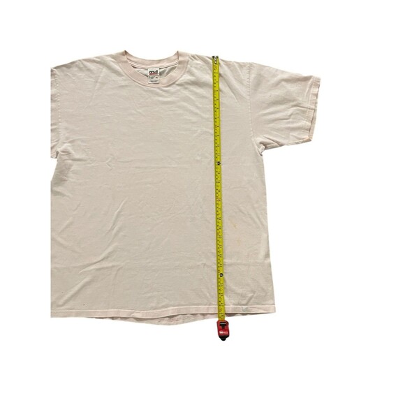 VTG 90’s Anvil Blank Men’s XL T Shirt Pink Made In USA Y2K - Picture 5 of 7